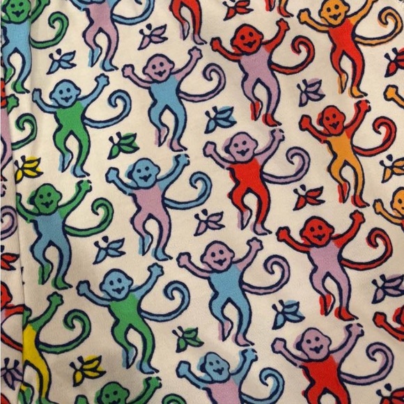 NWOT Roller Rabbit Disco Monkey Pajama Set - Picture 4 of 10